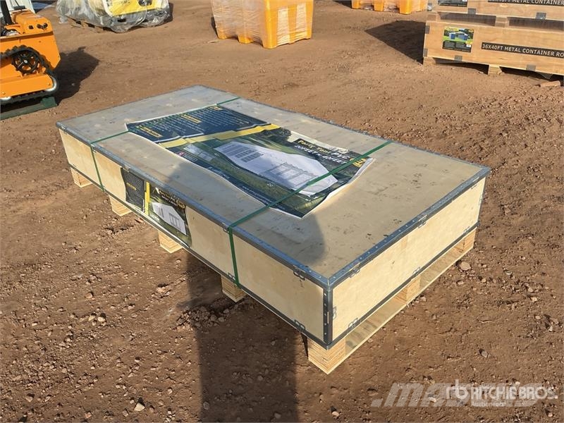 EMC PT2040 40 ft × 20 ft PVC Party Tents and Tent Comp Sand and salt spreaders