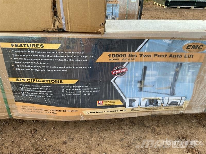 EMC QJY4.5-D 2 Post 10000 lb (Unused) Sonstige Baumaschinen