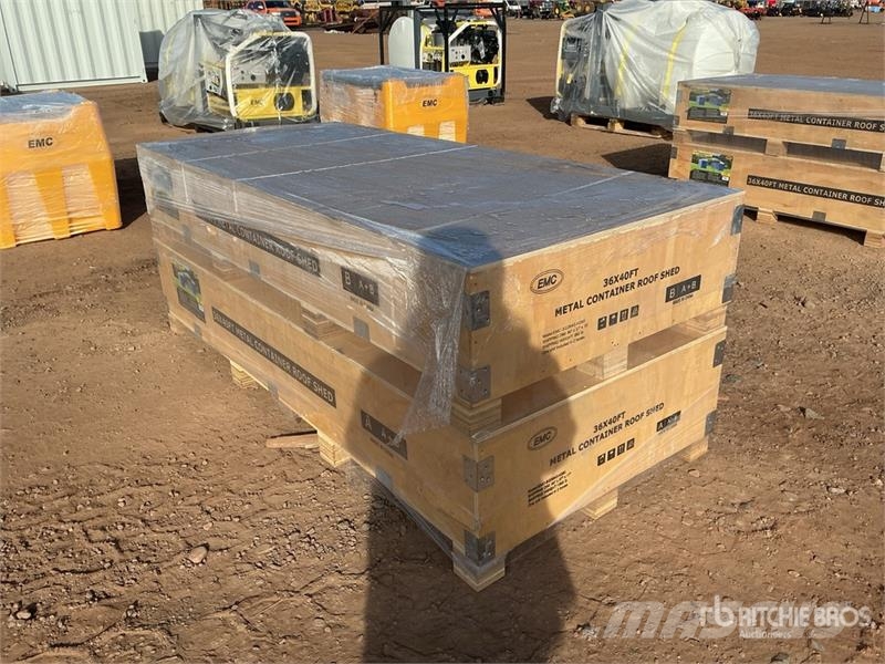 EMC SG3640-H260 36 ft x 40 ft Container Shelter (Unuse Sonstige Baumaschinen