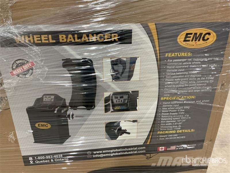 EMC WB24 Wheel Balancer (Unused) مكونات أخرى