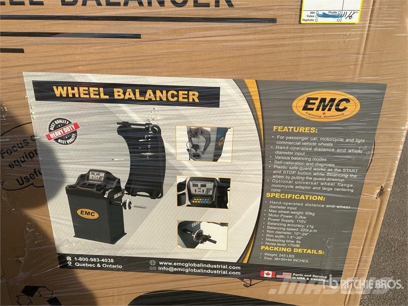 EMC WB24 Wheel Balancer (Unused) Andere Zubehörteile