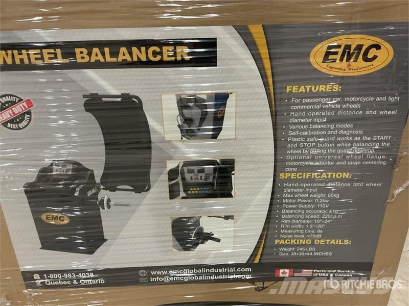 EMC WB24 Wheel Balancer (Unused) مكونات أخرى
