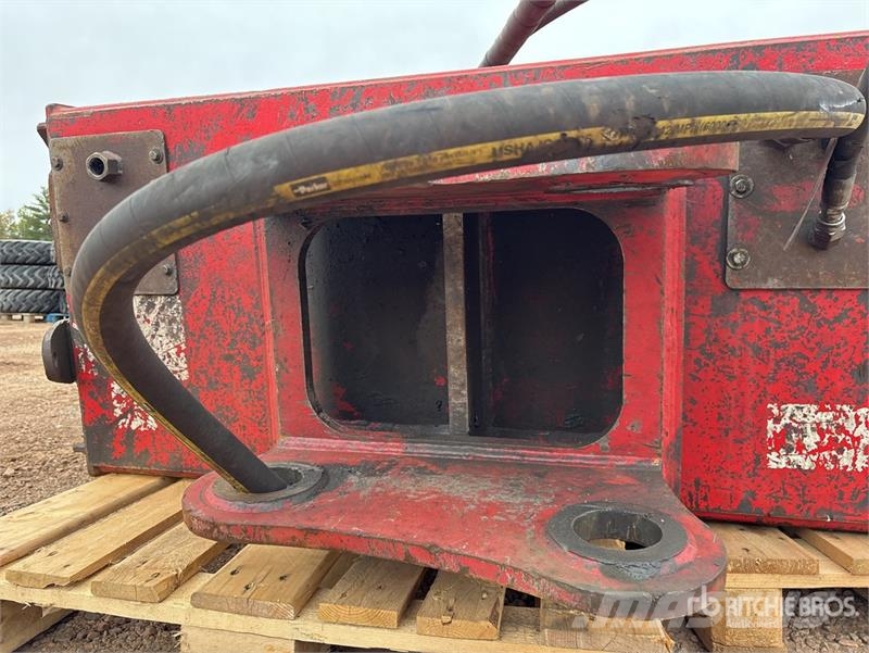 Fecon 54 in Excavator Mulcher Andre komponenter