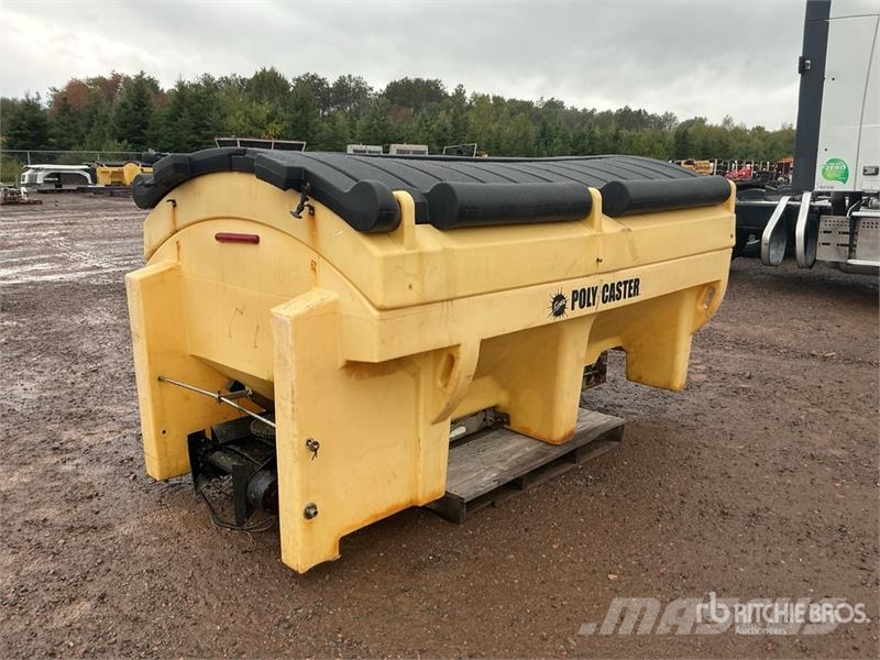 Fisher Poly-Caster Electric Salt Spreader معدات نشر الرمال والملح