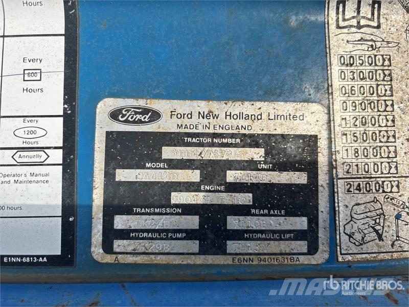 Ford 3910 2WD Utility Tractor Micro tracteur