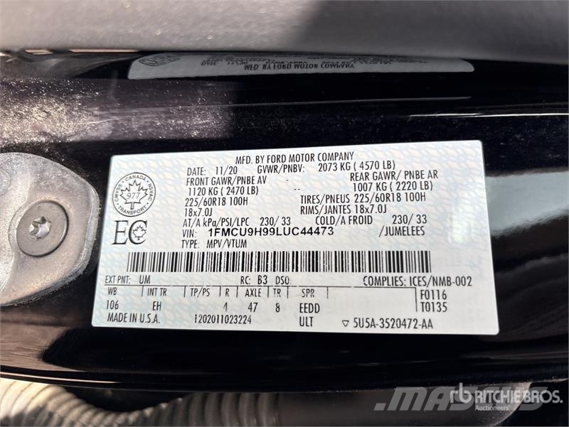 Ford Escape SEL AWD SUV Automobili