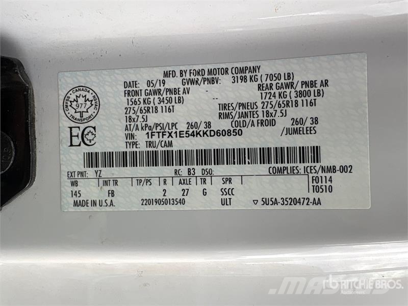Ford F-150 4x4 Extended Cab Pickup Muu