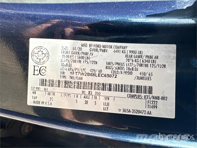 Ford F-250 XLT 4x4 Crew Cab Pickup Furgoni altro