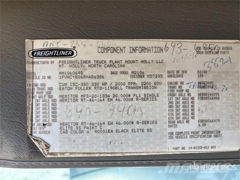 Freightliner M2 106 自卸式货车