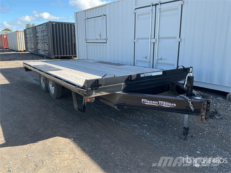 Friesen DE710216 7000 lb 16 ft T/A Equipment Trailer Autotreilerid