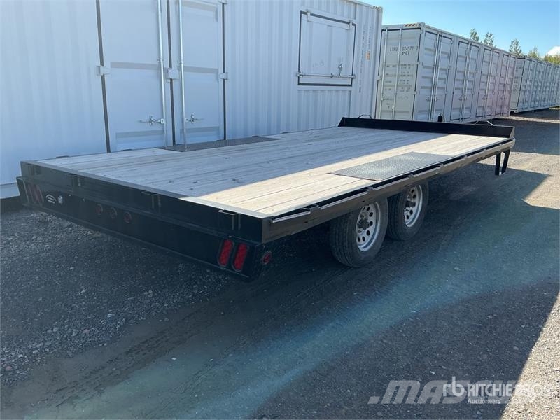 Friesen DE710216 7000 lb 16 ft T/A Equipment Trailer Autotreilerid