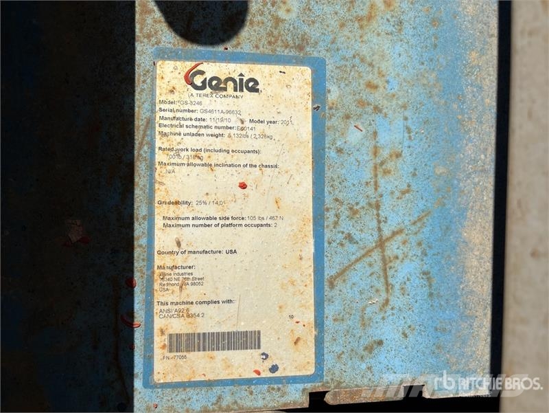 Genie GS-3246 Electric Scissor Lift 가위형 리프트