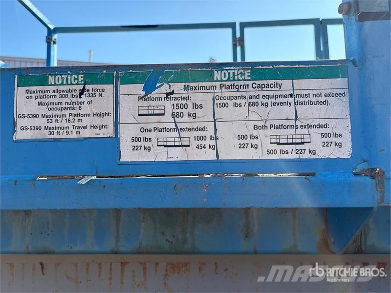 Genie GS-5390RT 4x4 Diesel Scissor Lift Platforme foarfeca