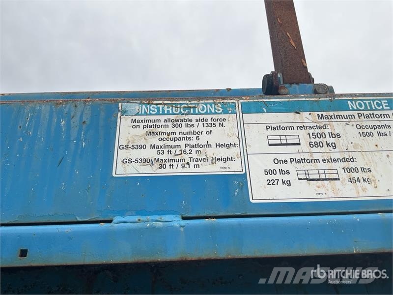 Genie GS-5390RT 4x4 Gasoline Scissor Lift Ανυψωτήρες ψαλιδωτής άρθρωσης