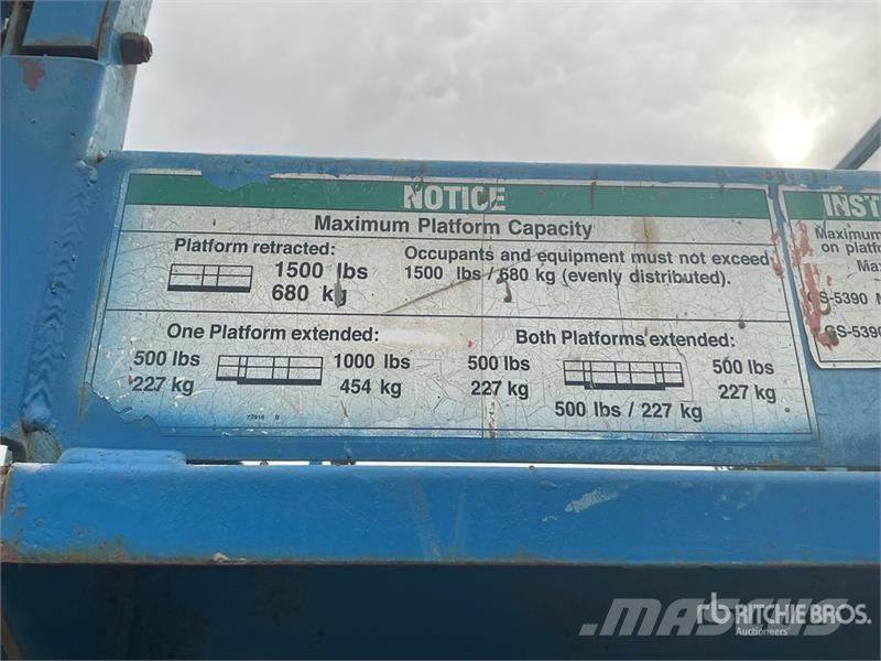 Genie GS-5390RT Gasoline Scissor Lift Ανυψωτήρες ψαλιδωτής άρθρωσης