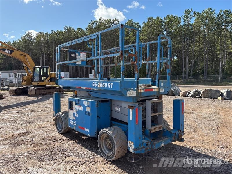 Genie GS2669RT 4x4 Diesel Scissor Lift Scheren-Arbeitsbühnen