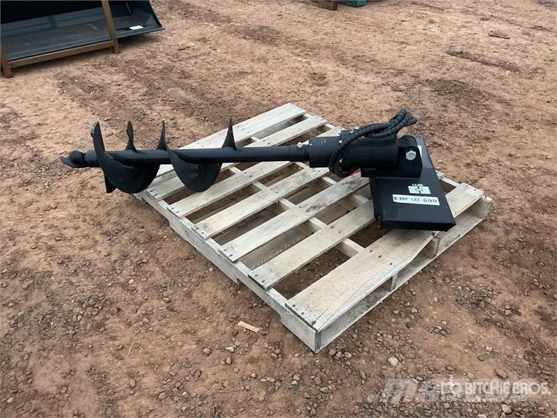  GIYI 12 in Mini Skid Steer Auger (Unused) مثاقيب