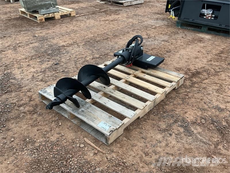  GIYI 12 in Mini Skid Steer Auger (Unused) مثاقيب