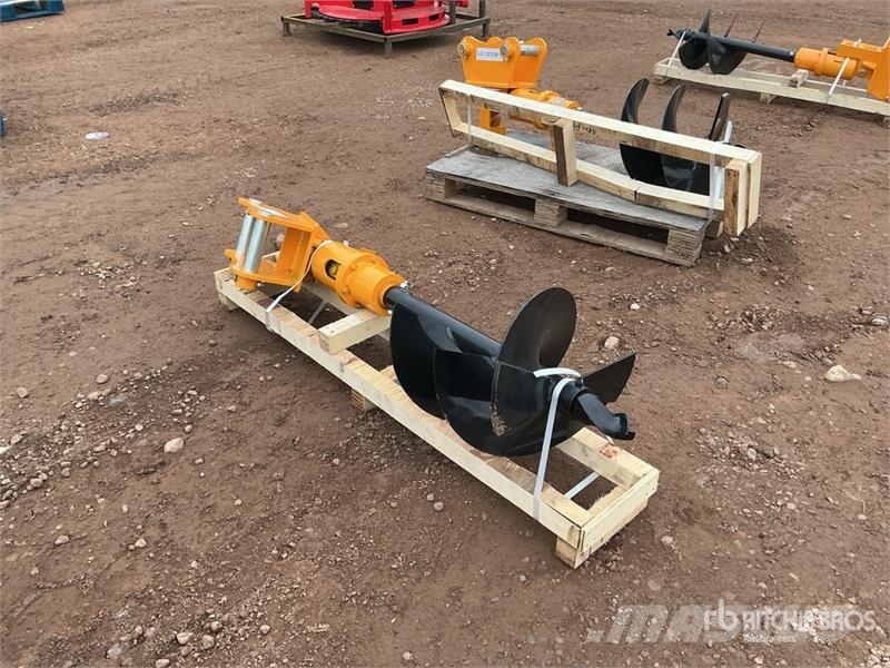 GIYI 34 in Excavator Auger - Fits Cat 305 (Unused) Навесные гидробуры
