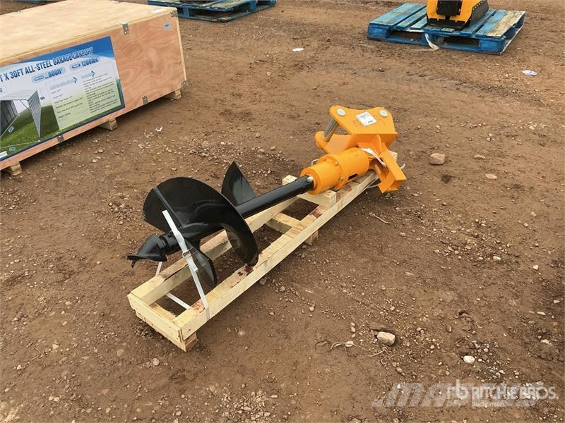 GIYI 34 in Excavator Auger - Fits Cat 305 (Unused) Навесные гидробуры