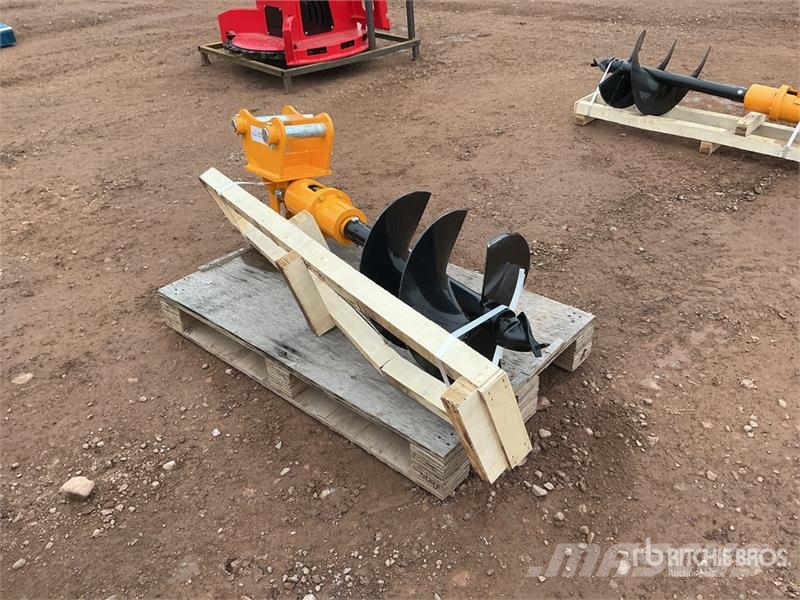 GIYI 34 in Excavator Auger - Fits Cat 305 (Unused) Навесные гидробуры