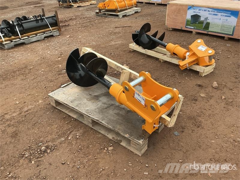 GIYI 34 in Excavator Auger - Fits Cat 305 (Unused) Навесные гидробуры