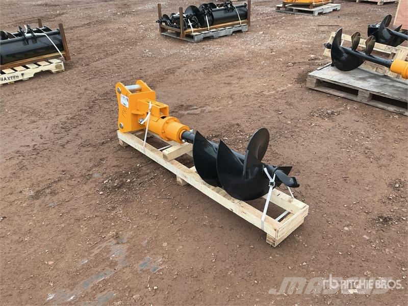 GIYI 34 in Excavator Auger - Fits Cat 305 (Unused) Навесные гидробуры