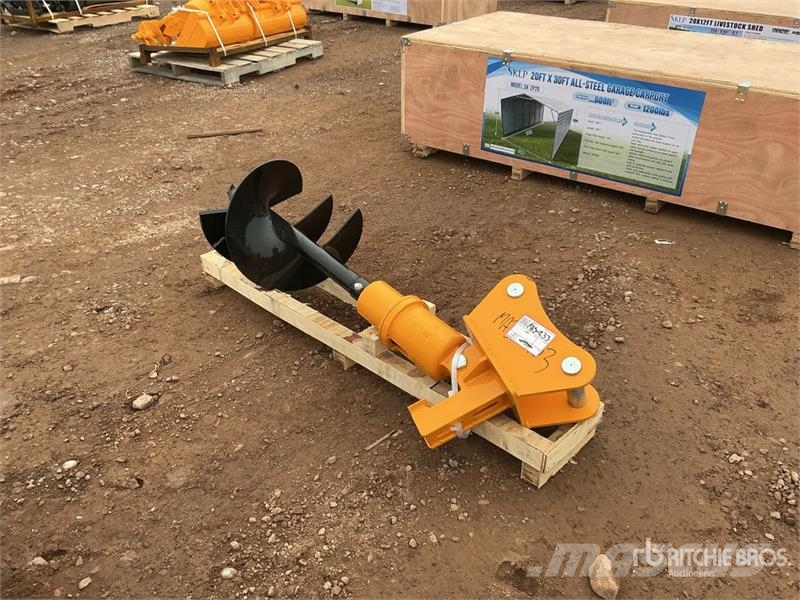 GIYI 34 in Excavator Auger - Fits Cat 305 (Unused) Навесные гидробуры