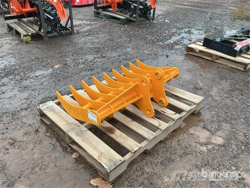 GIYI 44 in Excavator Rake - Fits Cat 305 (Unused) Rakes and tedders