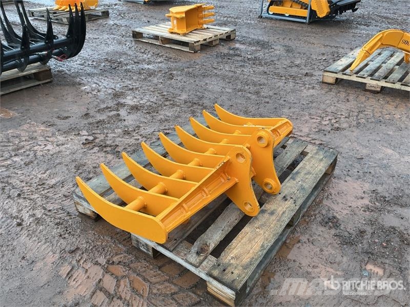 GIYI 44 in Excavator Rake - Fits Cat 305 (Unused) Ranghinatori