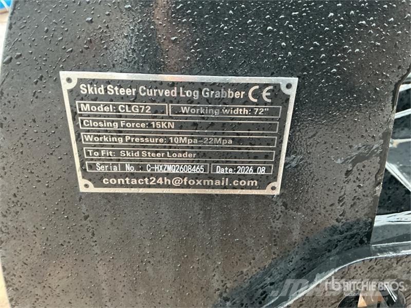 GIYI GY-CLG72 72 in Log Skid Steer Grapple (Unused Grijpers