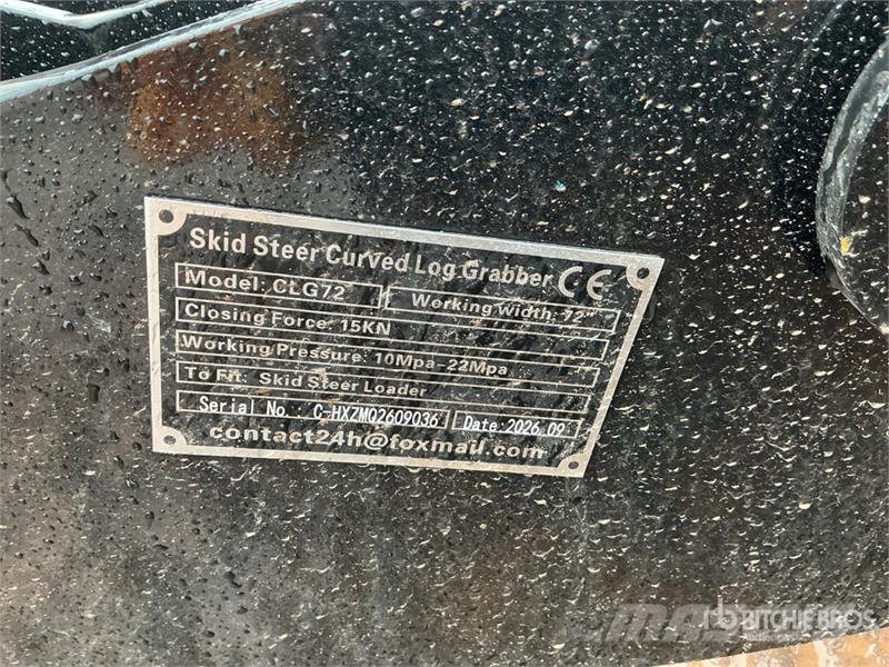 GIYI GY-CLG72 72 in Log Skid Steer Grapple (Unused Grijpers