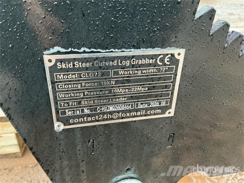 GIYI GY-CLG72 72 in Log Skid Steer Grapple (Unused Grijpers