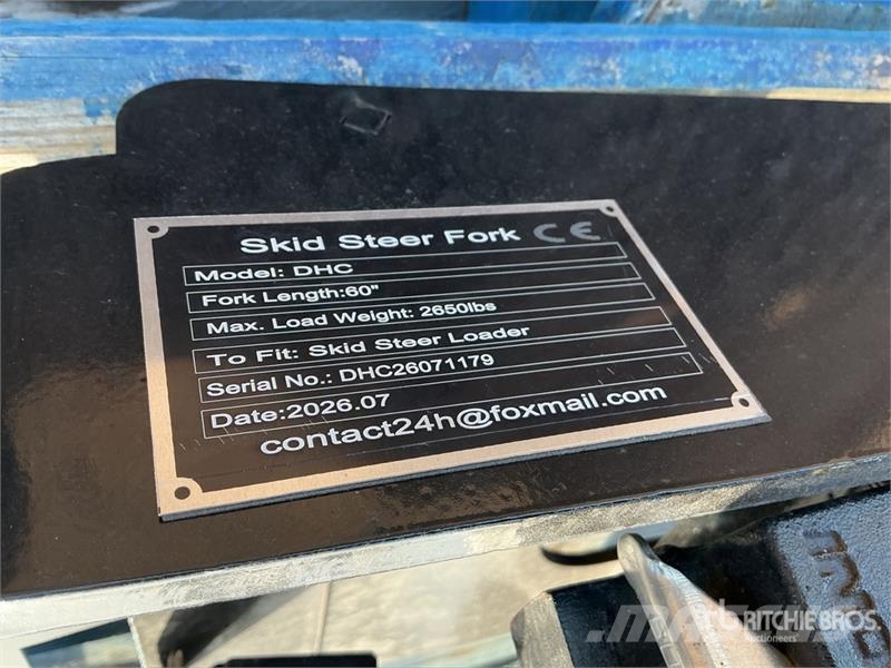 GIYI GY-DHC 59 in Skid Steer Forks (Unused) Вили