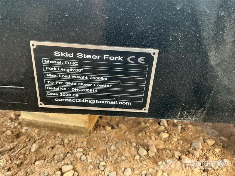  GIYI GY-DHC 59 in Skid Steer Forks (Unused) Forche