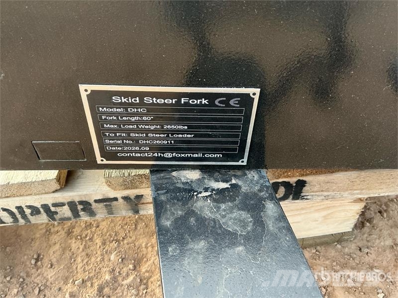  GIYI GY-DHC 59 in Skid Steer Forks (Unused) Forche