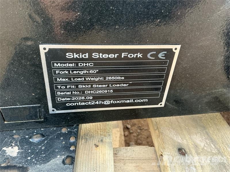  GIYI GY-DHC 59 in Skid Steer Forks (Unused) Forche