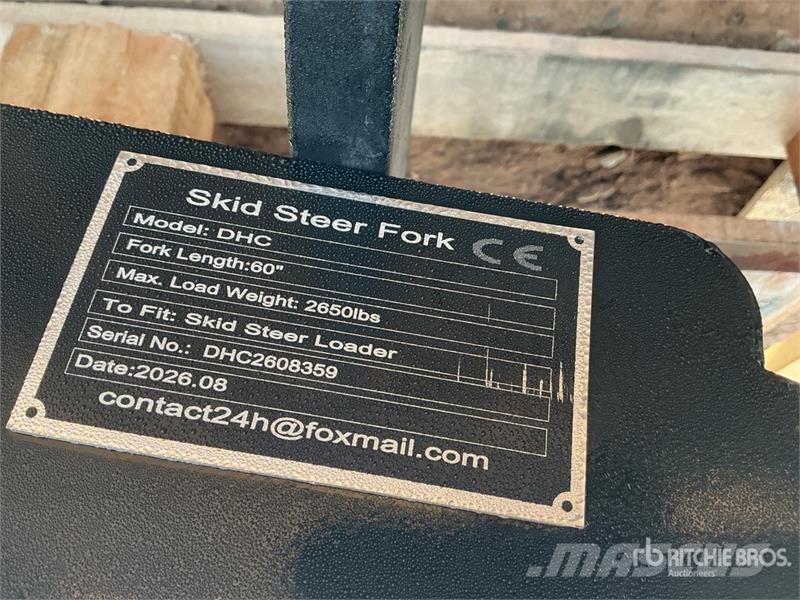  GIYI GY-DHC 59 in Skid Steer Forks (Unused) Forche