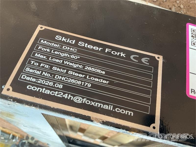 GIYI GY-DHC 59 in Skid Steer Forks (Unused) Fourche
