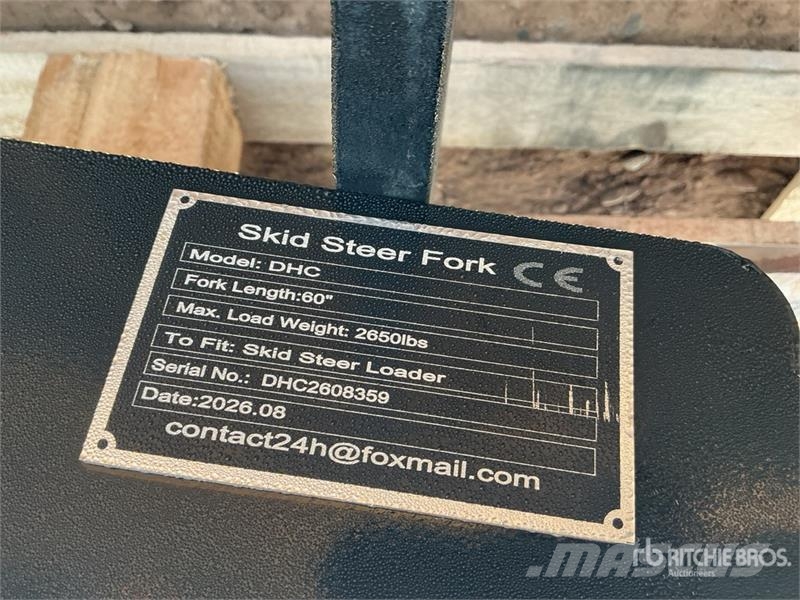  GIYI GY-DHC 59 in Skid Steer Forks (Unused) Forche