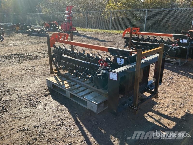  GIYI GY-DTC92 92 in Extended Skid Steer Trencher ( ماكينات حفر خنادق