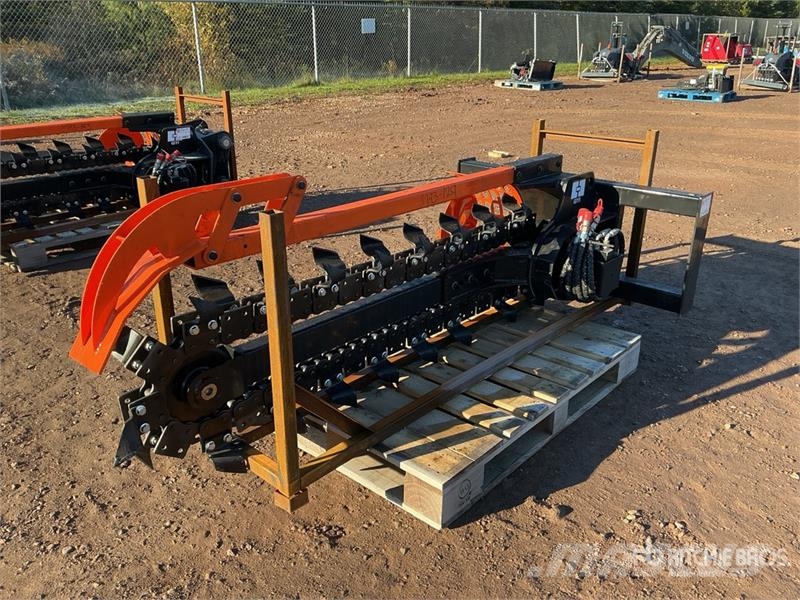 GIYI GY-DTC92 92 in Extended Skid Steer Trencher ( ماكينات حفر خنادق