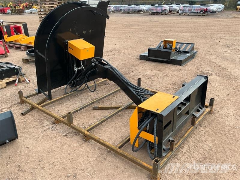 GIYI GY-ECA74 54 in Articulating Skid Steer Brush Χορτοκοπτικά επιβίβασης και έλξης