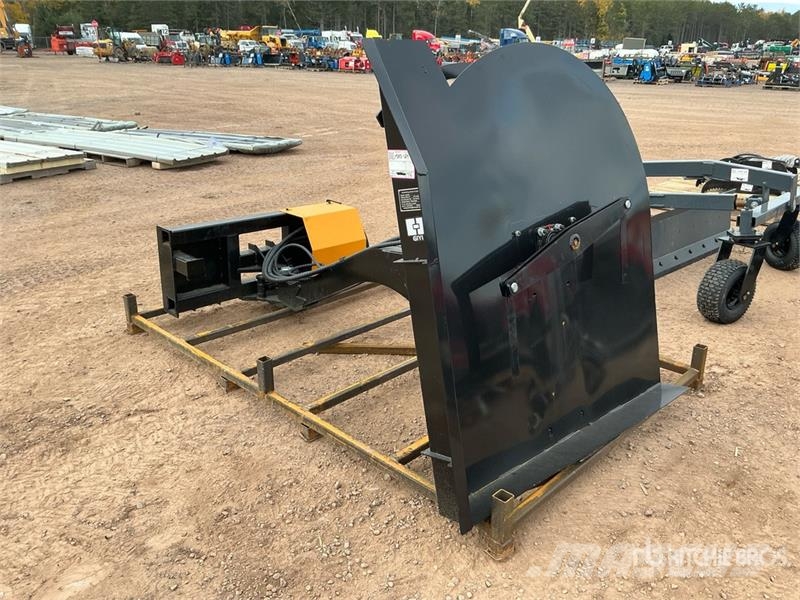GIYI GY-ECA74 54 in Articulating Skid Steer Brush Χορτοκοπτικά επιβίβασης και έλξης