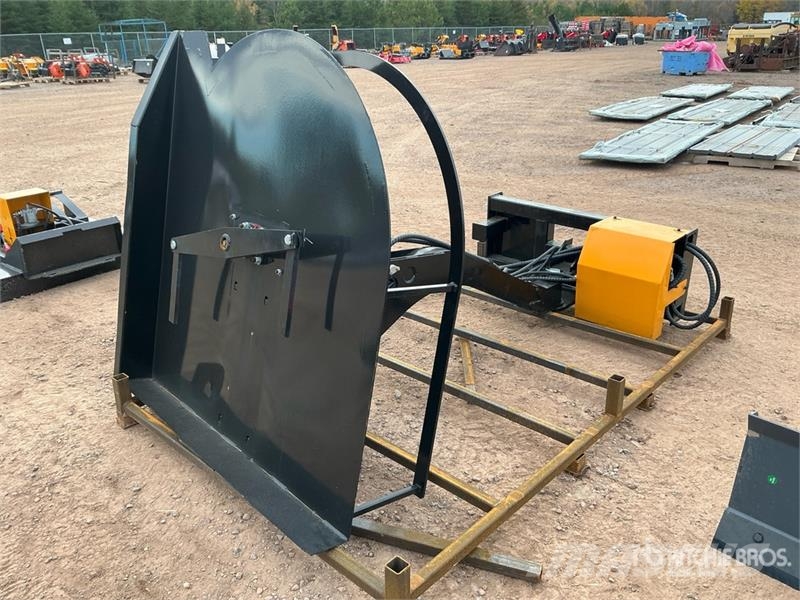 GIYI GY-ECA74 54 in Articulating Skid Steer Brush Χορτοκοπτικά επιβίβασης και έλξης