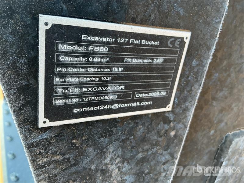 GIYI GY-FB60 60 in 0.88 m3 Cleanup Excavator Bucke Ковши