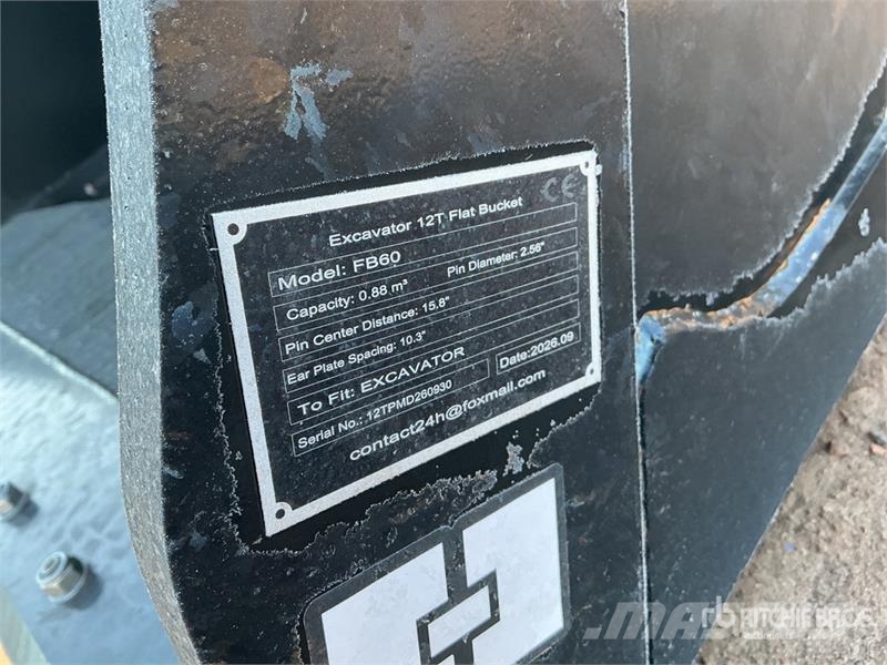 GIYI GY-FB60 60 in 0.88 m3 Cleanup Excavator Bucke Ковши