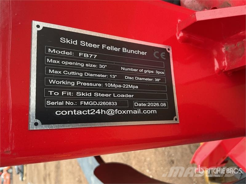  GIYI GY-FB77 30 in Skid Steer Feller Buncher (Unus معدات البناء - غير ذلك