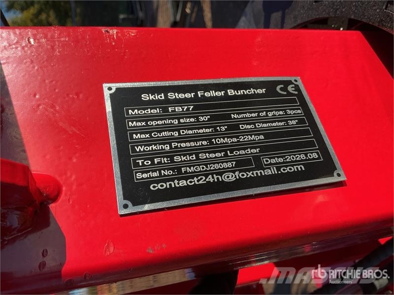  GIYI GY-FB77 30 in Skid Steer Feller Buncher (Unus معدات البناء - غير ذلك