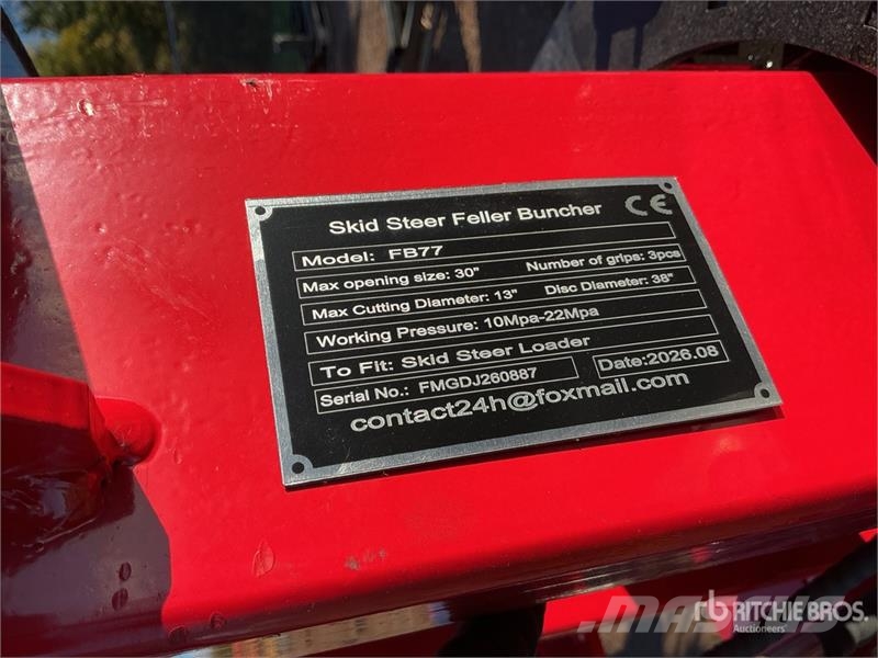  GIYI GY-FB77 30 in Skid Steer Feller Buncher (Unus معدات البناء - غير ذلك